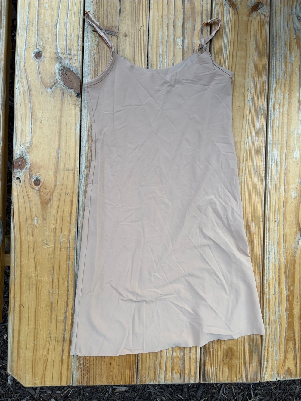 Commando beige/nude slip top with spaghetti straps